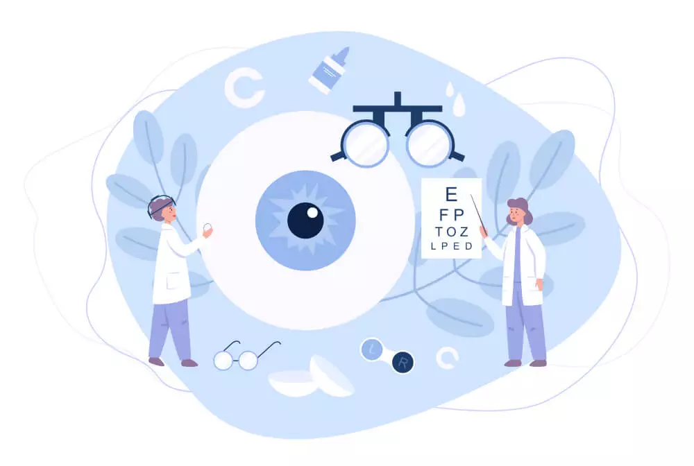 opthalmology illustration
