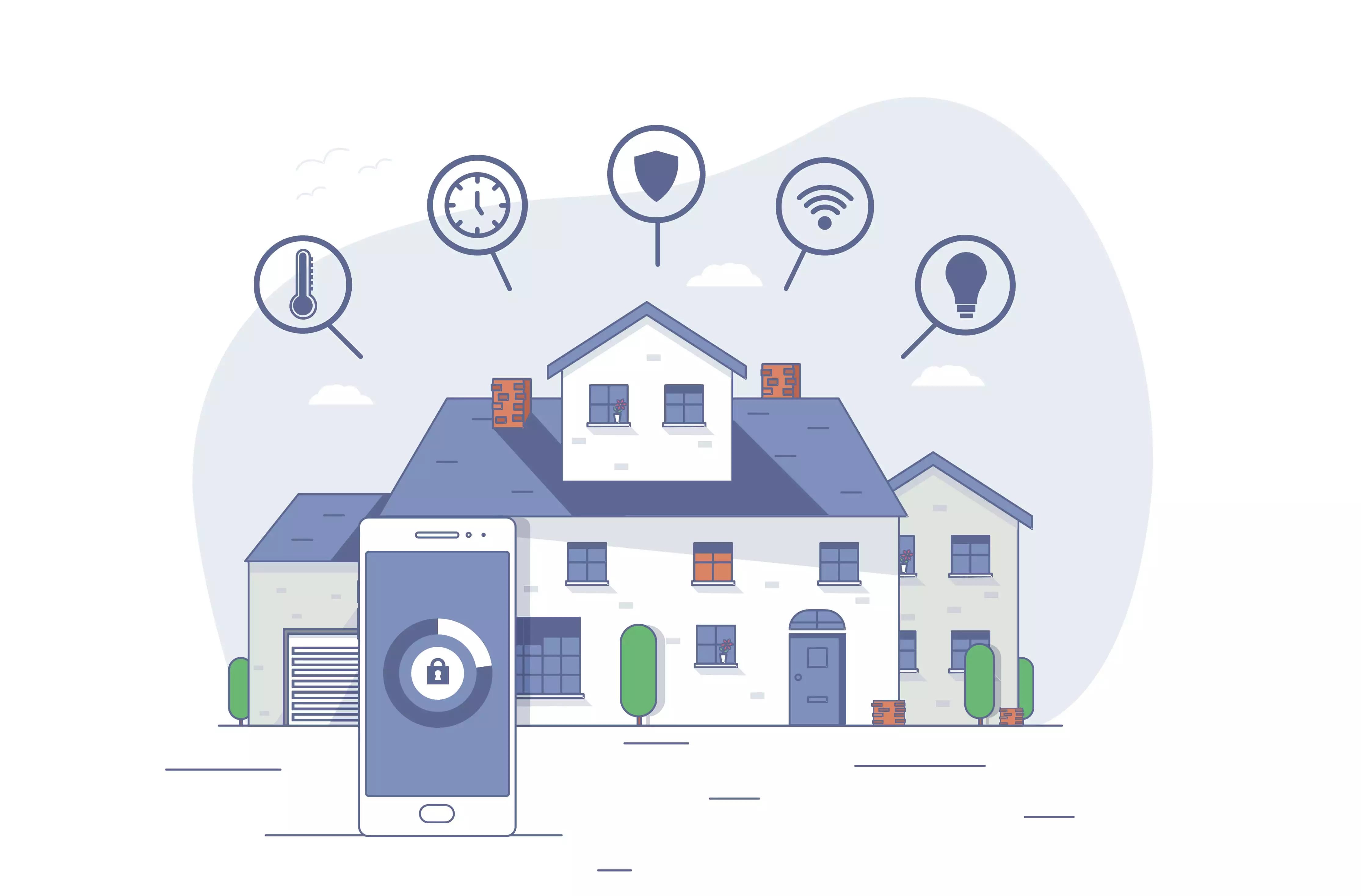 smart homes illustration